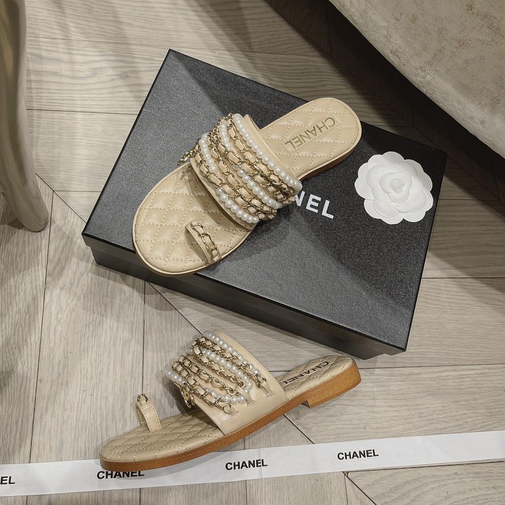 Sandals by Chanel - product photo shown in the listing for this item.