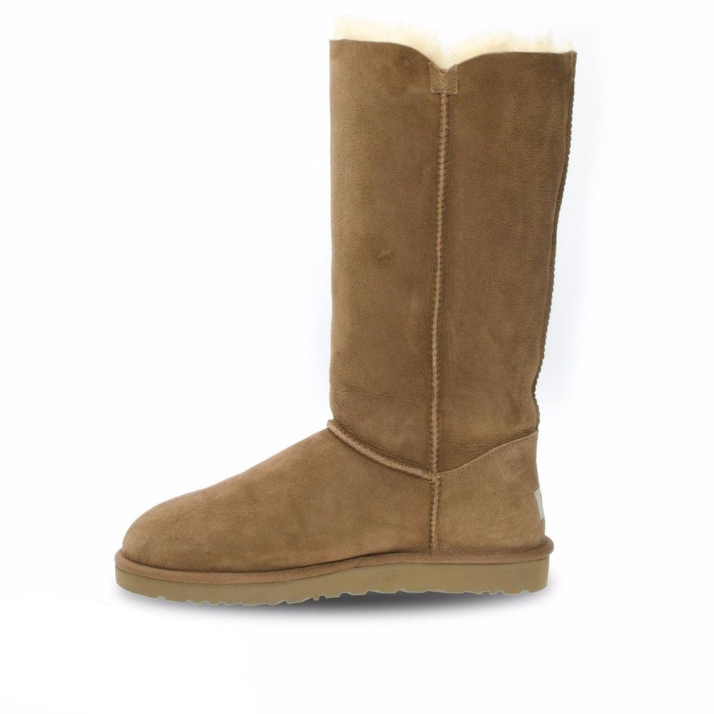 Women's UGG Bailey Button Triplet II Chestnut Boots - product image from the listing.