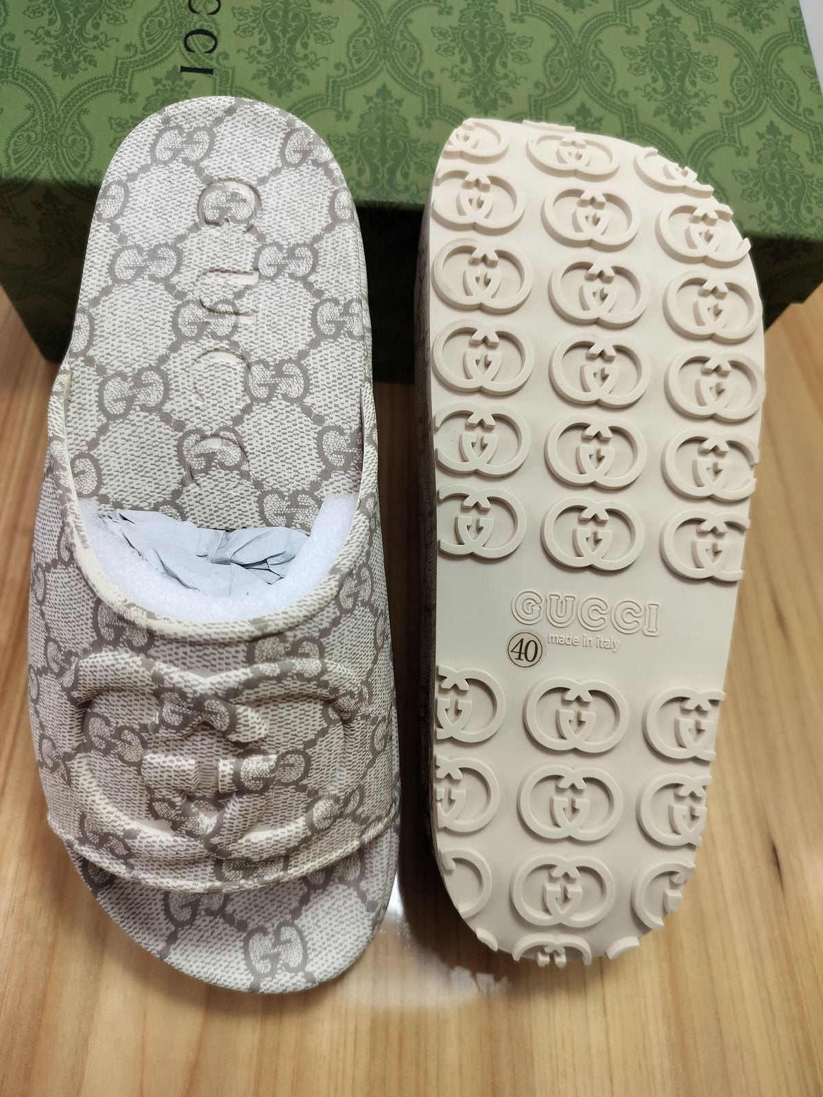 S6 - 2023 GG Thick Sole Slippers - product image from the listing.