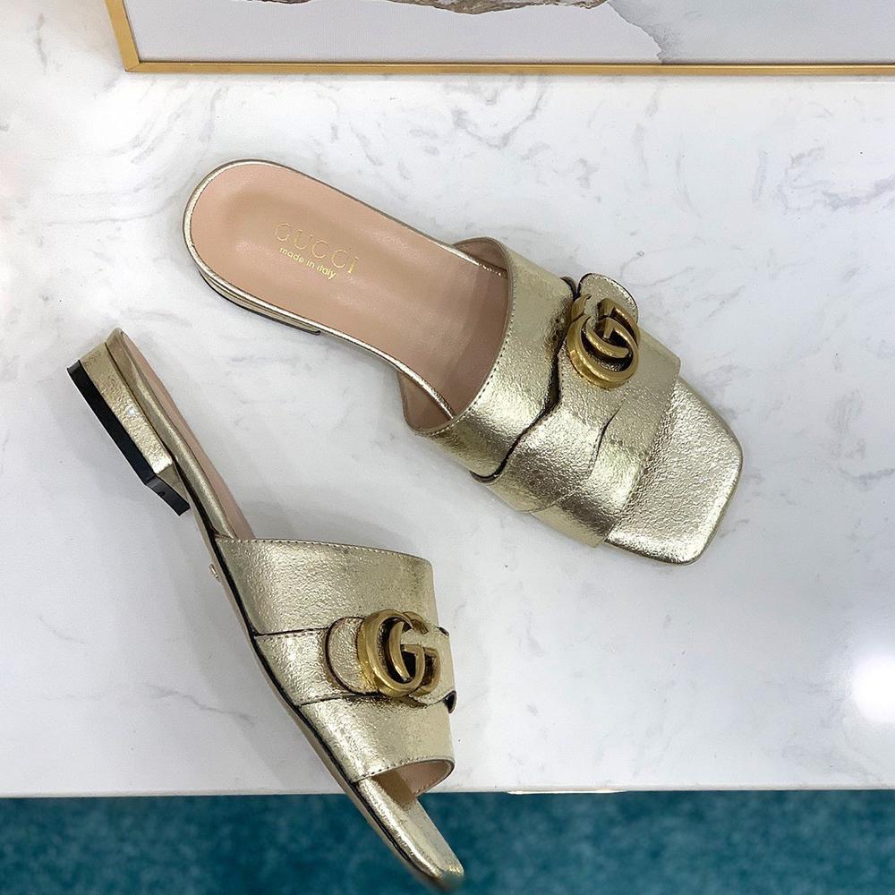 Sandals by Gucci - product photo shown in the listing for this item.