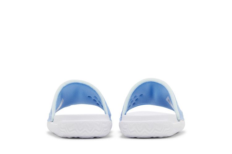Jordan Play Slide in University Blue White - product image from the listing.