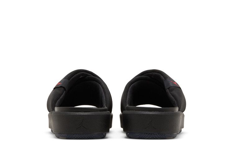 Women's Jordan Sophia Slide Black Red - product image from the listing.