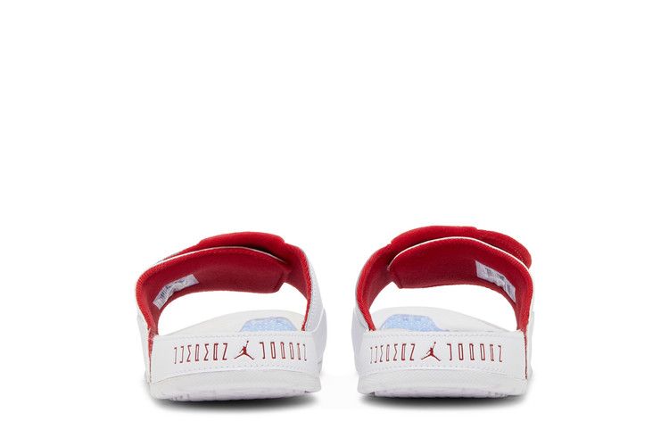 Jordan Hydro XI Retro in White University Red - product image from the listing.