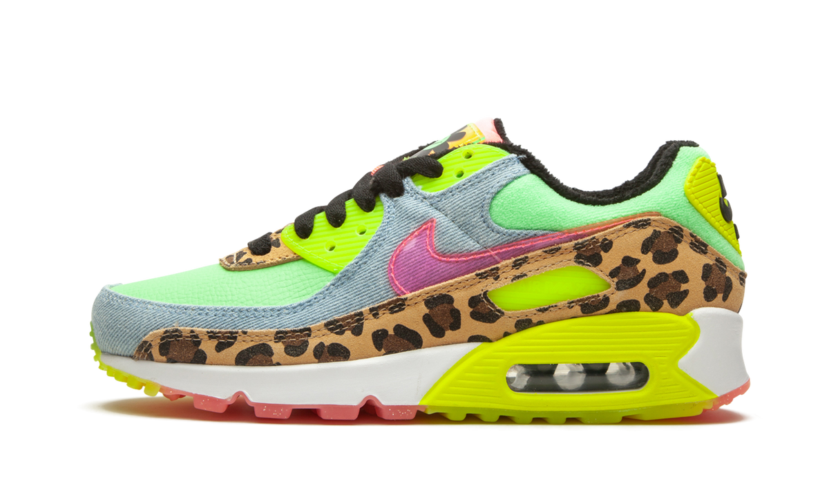 "Denim Leopard Print" W Air Max 90 LX CW3499 300 - product image from the listing.