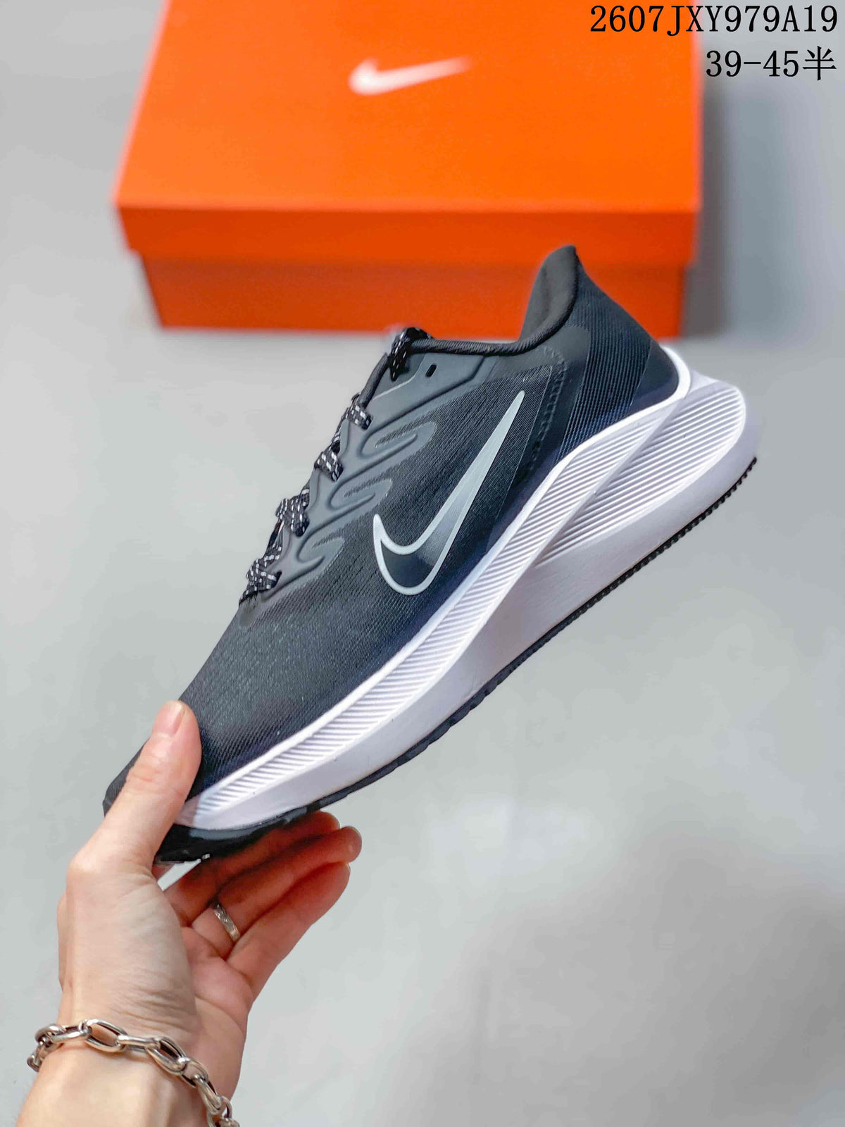Men's Nike Zoom Winflo 7 Running Shoes Dark Gray 07JXY979A19 - product image from the listing.
