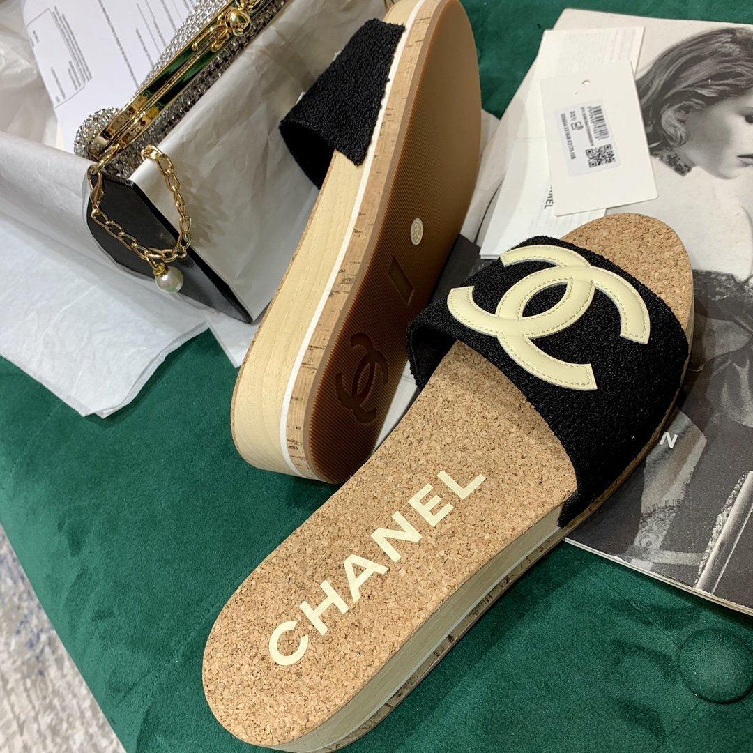 Sandals by Chanel - product photo shown in the listing for this item.