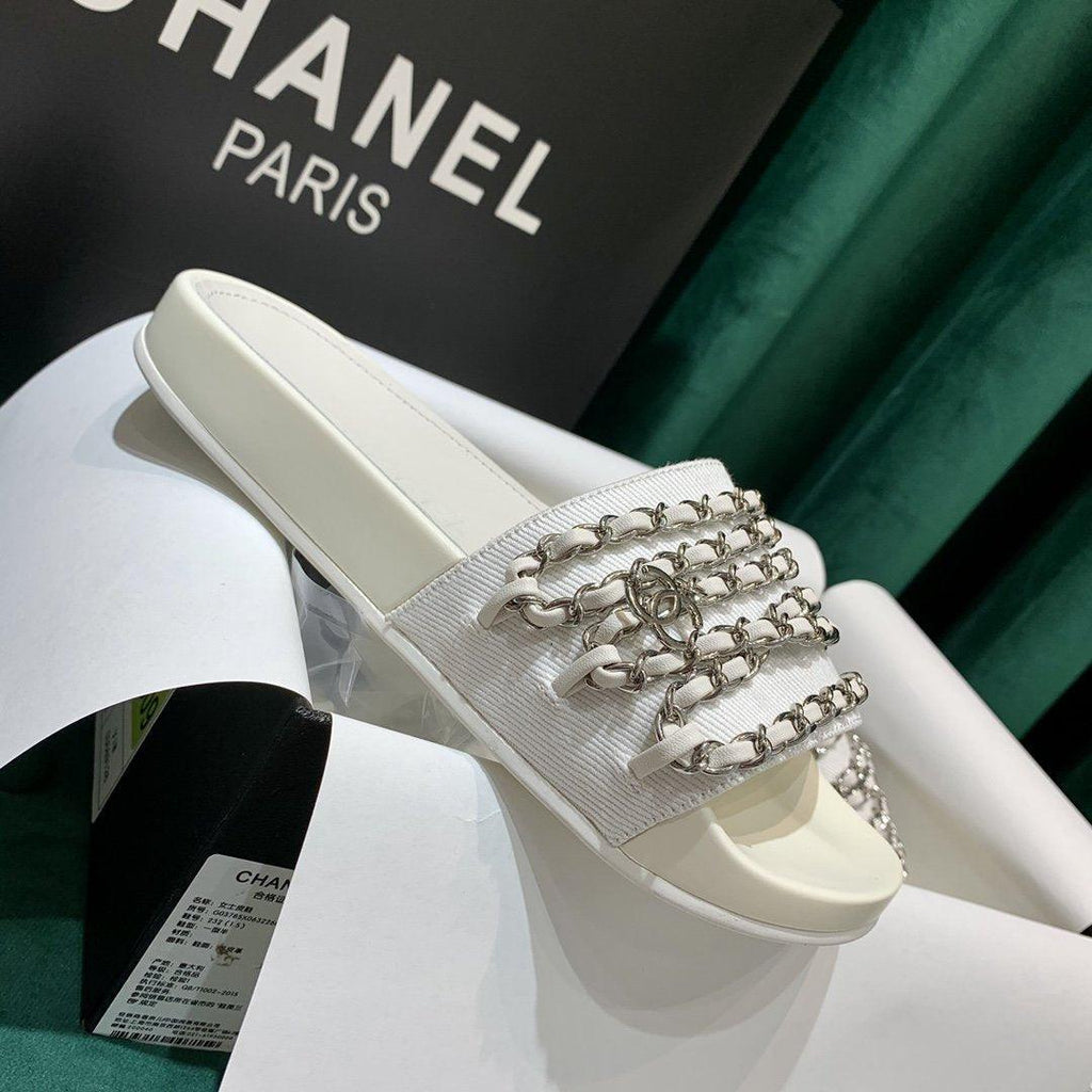 Sandals by Chanel - product photo shown in the listing for this item.