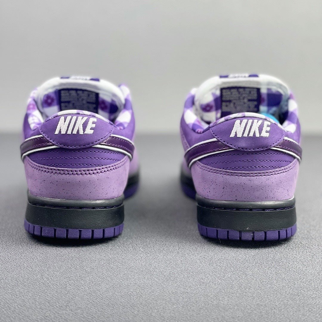 Nike SB Dunk Low Purple Lobster Trainers BV1310-555 - product image from the listing.