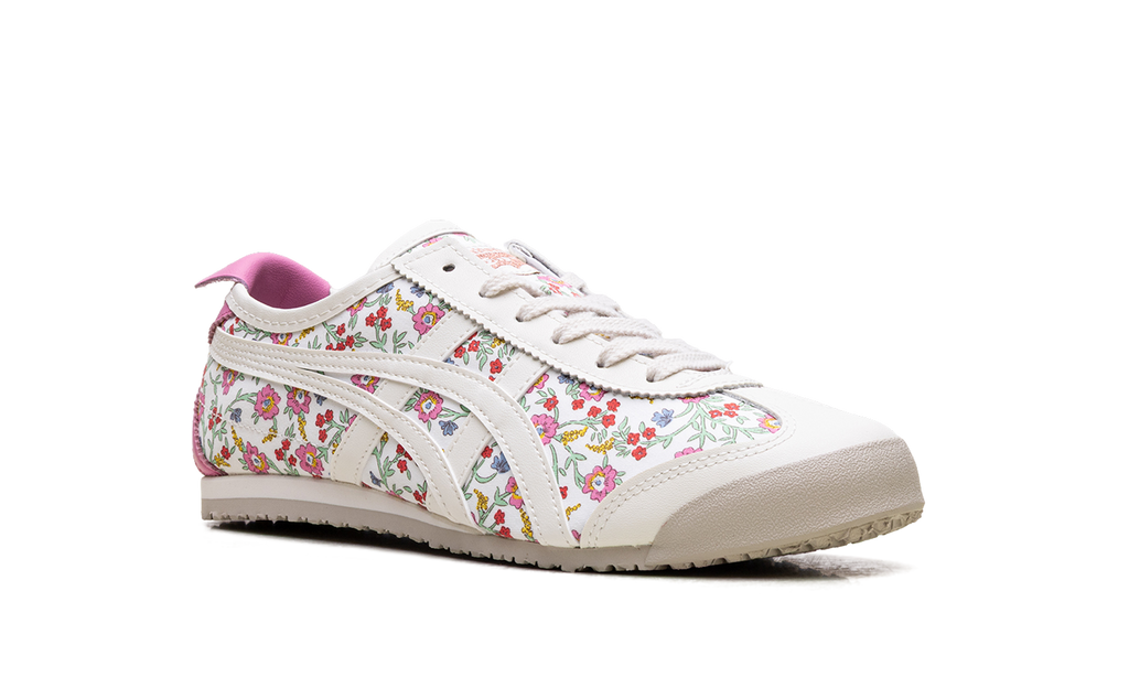 Onitsuka Tiger Mexico 66 in Cream Pink Floral 159275 - product image from the listing.