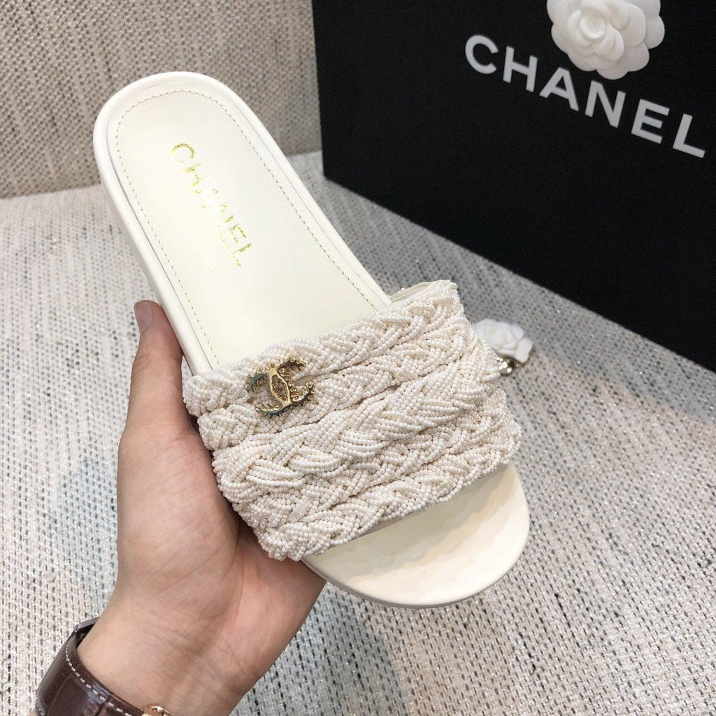 Sandals by Chanel - product photo shown in the listing for this item.