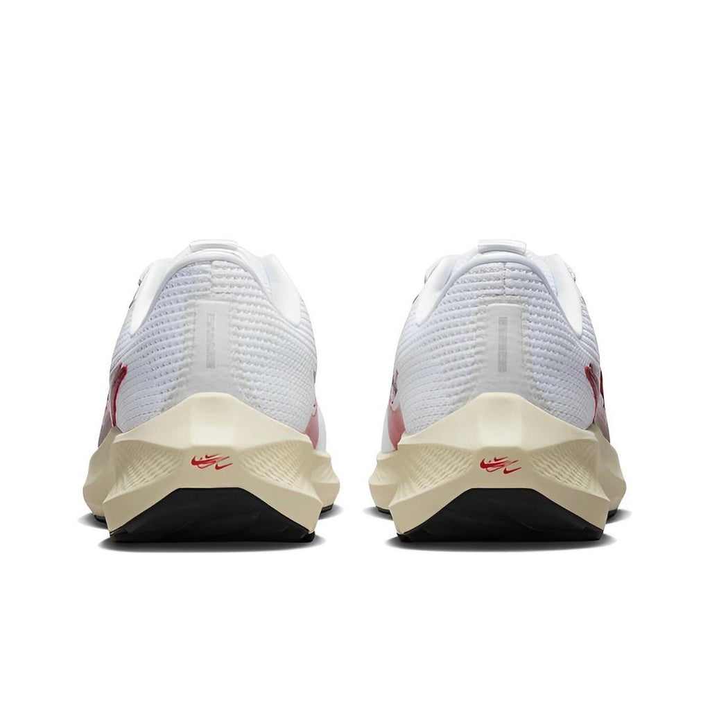 Nike Pegasus 40 PRM Running Shoes in White Red FB7703-100 - product image from the listing.