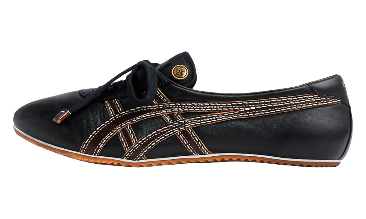 Onitsuka Tiger Tai Chi Sakura Nappa Versace in Black Brown 208773 - product image from the listing.