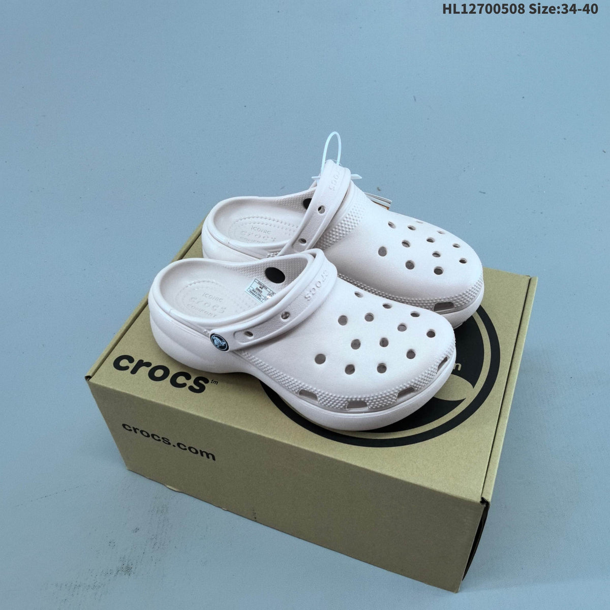 Classic Platform Clog with Ventilation Holes by Crocs - product image from the listing.