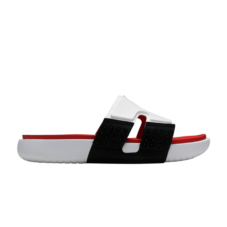 White Black Fire - Jordan Hydro 8 Retro Slide - product image from the listing.