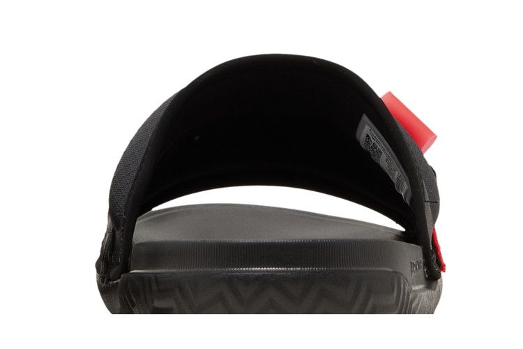 Jordan Super Play Slide in Black University Red - product image from the listing.