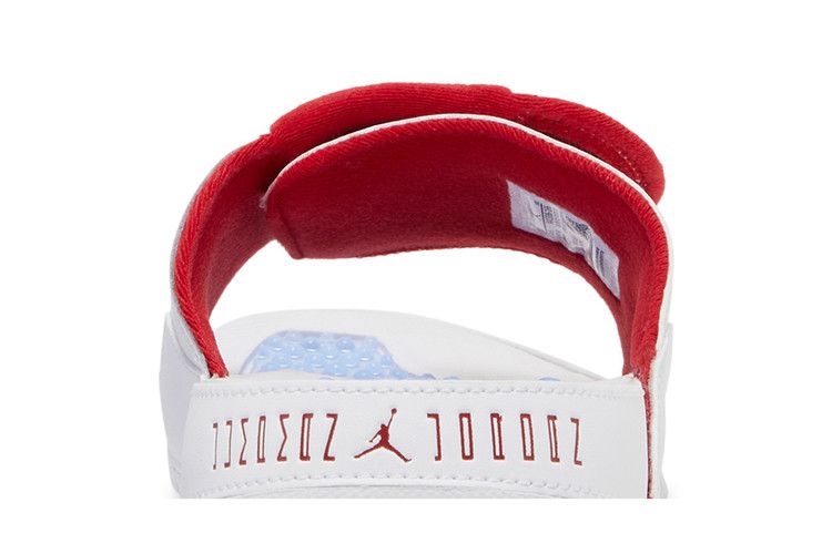 Jordan Hydro XI Retro in White University Red - product image from the listing.