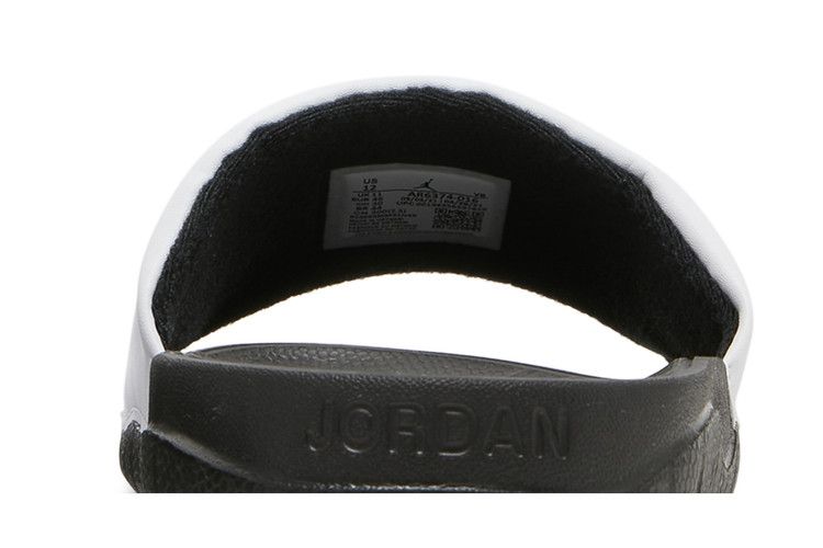 Jordan Break Slide in Black University Red White - product image from the listing.