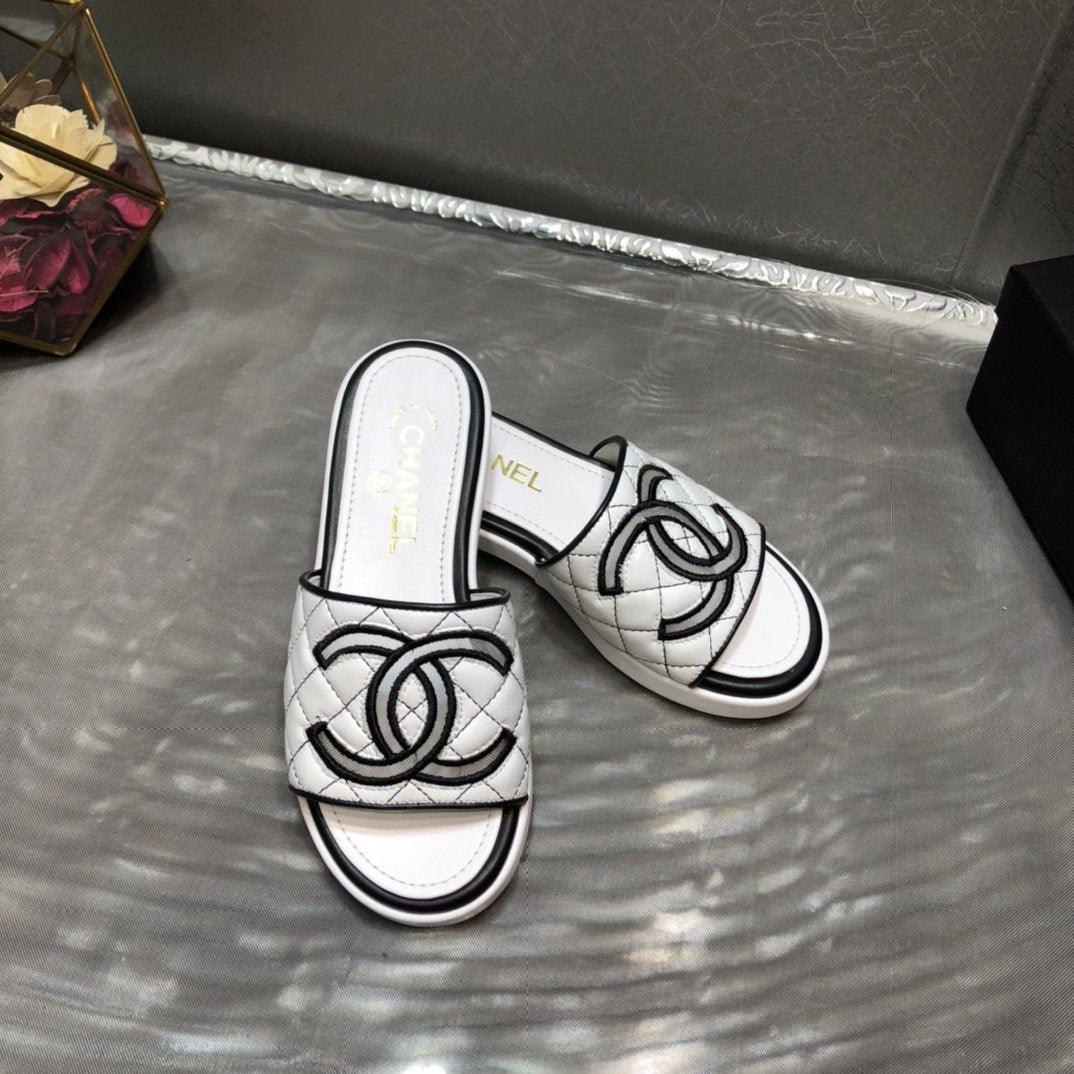 Sandals by Chanel - product photo shown in the listing for this item.