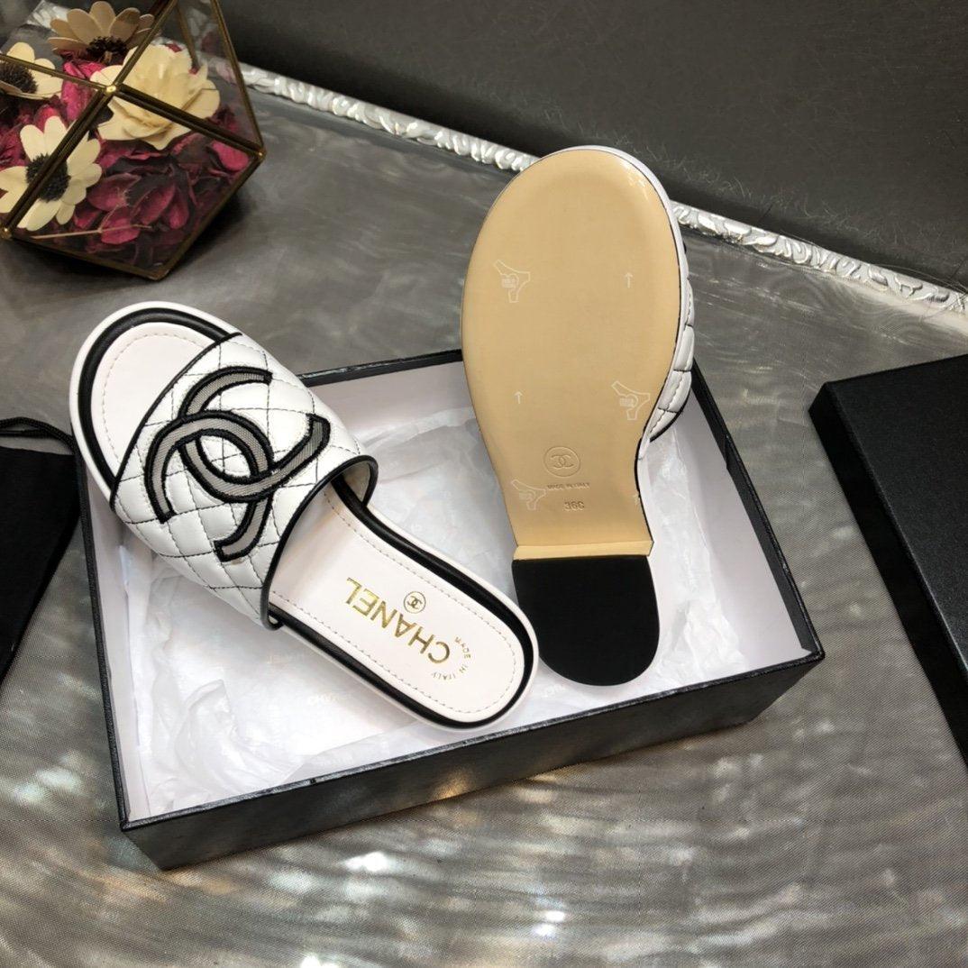 Sandals by Chanel - product photo shown in the listing for this item.