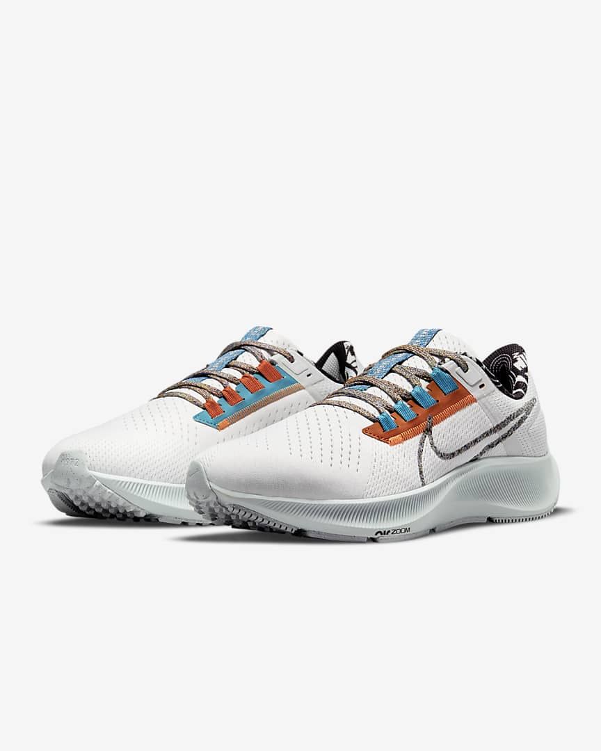 Nike Air Zoom Pegasus 38 Running Shoes in White DC4520-100 - product image from the listing.