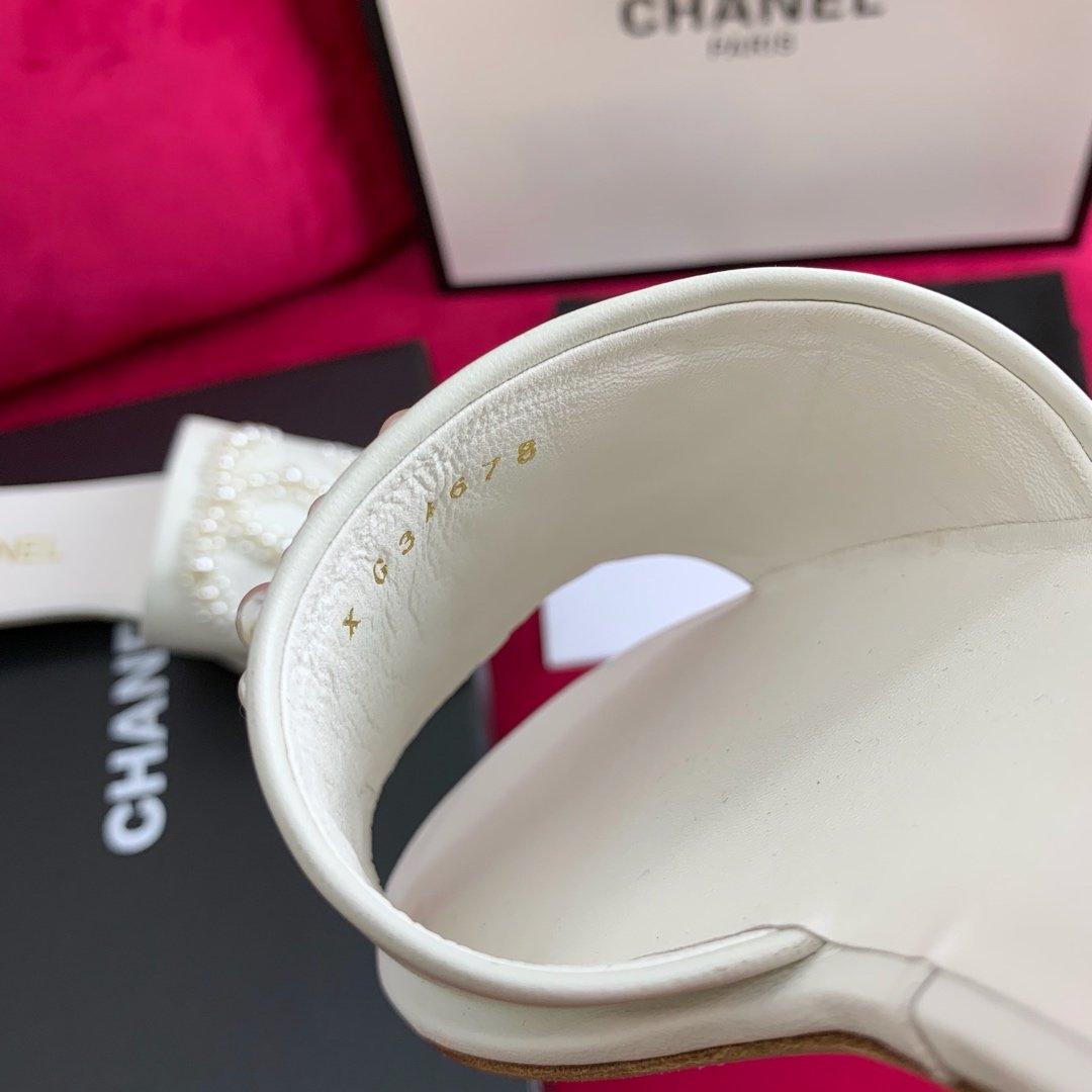 Sandals by Chanel - product photo shown in the listing for this item.