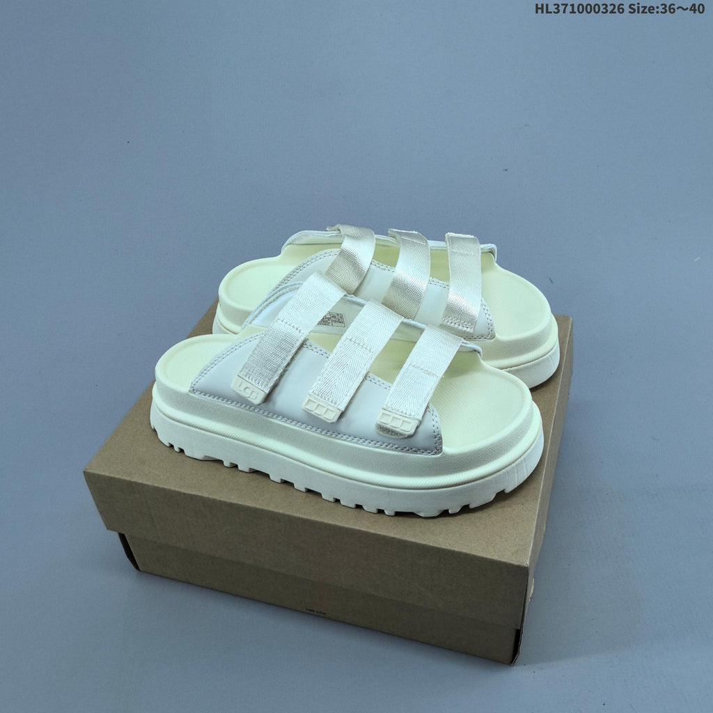 Women's UGG Goldenrise Platform Slide Sandals - product image from the listing.