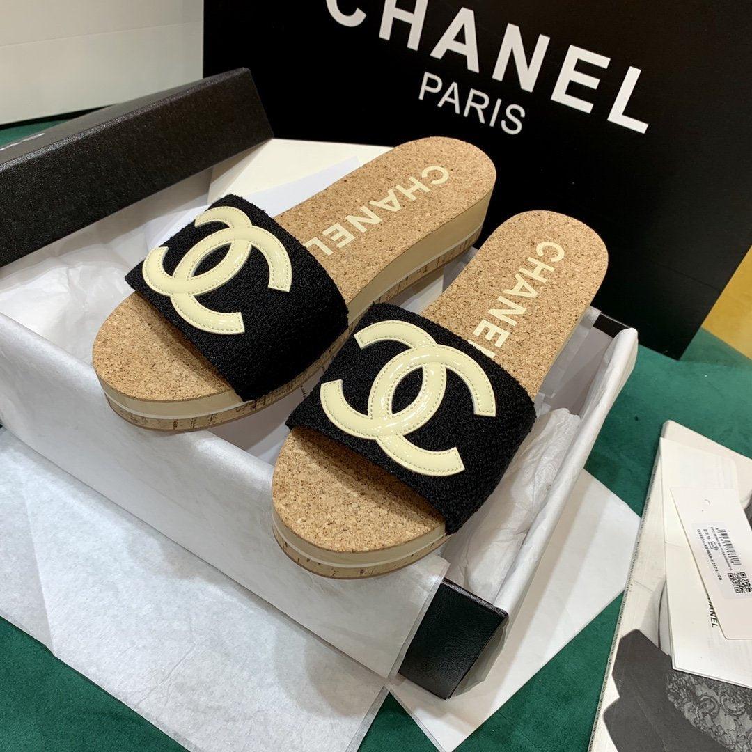 Sandals by Chanel - product photo shown in the listing for this item.
