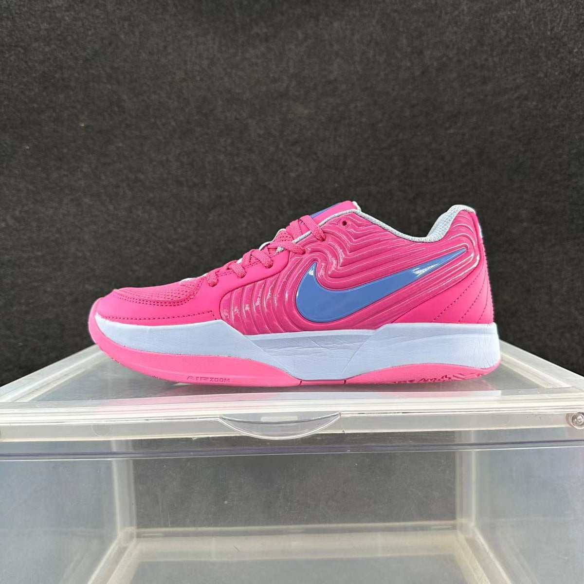 Nike Pink and Blue Court Trainers - product image from the listing.