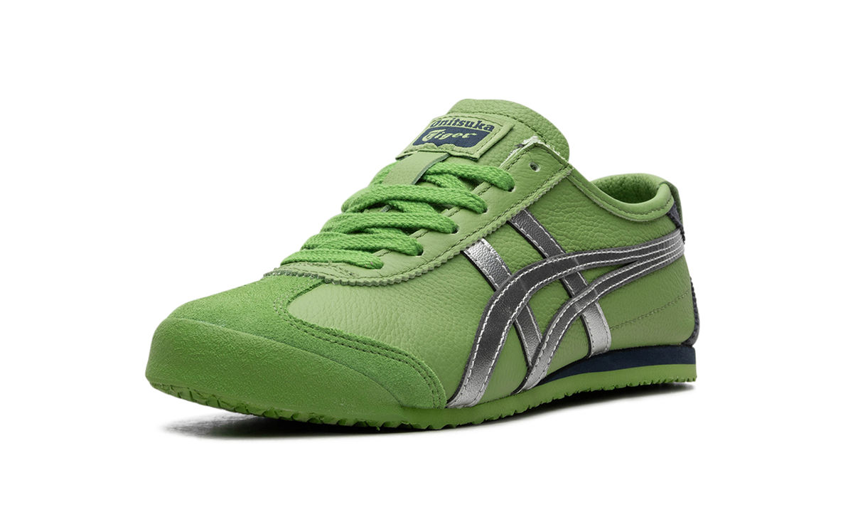 Onitsuka Tiger Mexico 66 Garden in Green Pure Silver 127116 - product image from the listing.