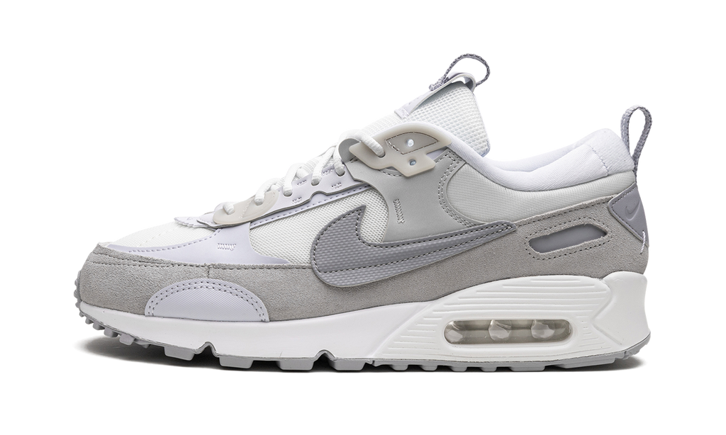 Women's AIR MAX 90 FUTURA MNS "Summit White / Pure Platinum" DM9922 103 - product image from the listing.