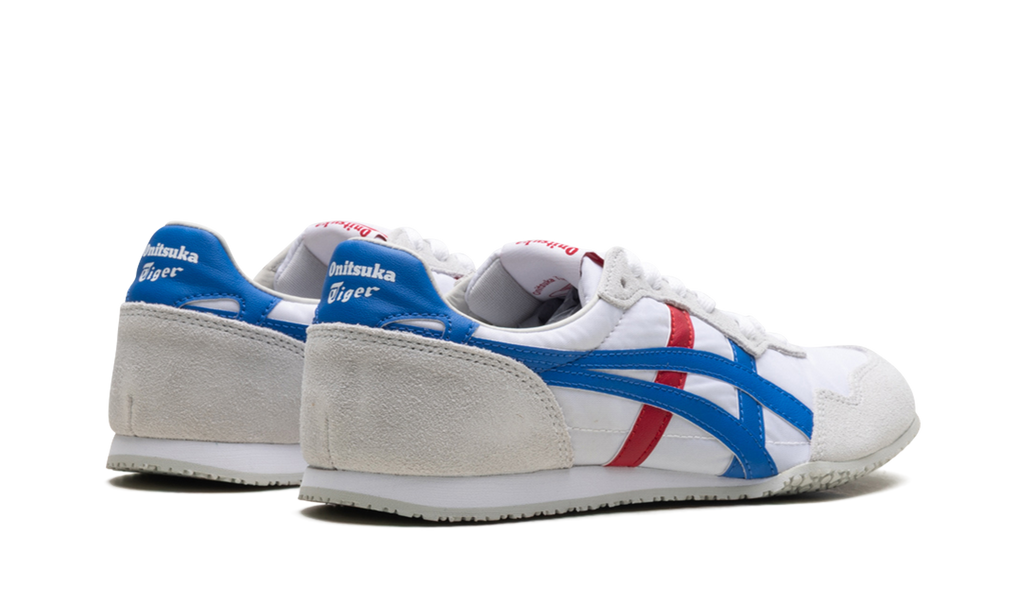 Onitsuka Tiger Serrano in White Directoire Blue Red 155166 - product image from the listing.