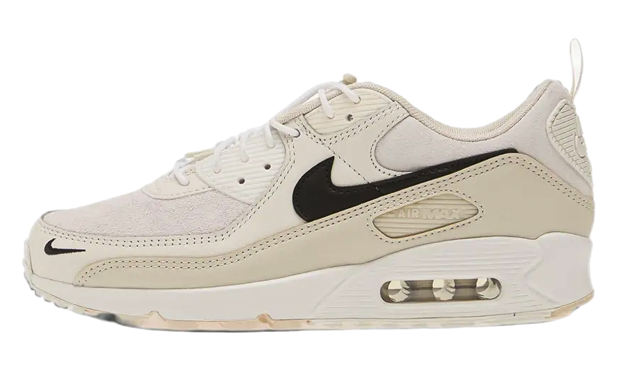 "White / Light Orewood Brown / Phantom/Black" Air Max 90 IV4695 100 - product image from the listing.