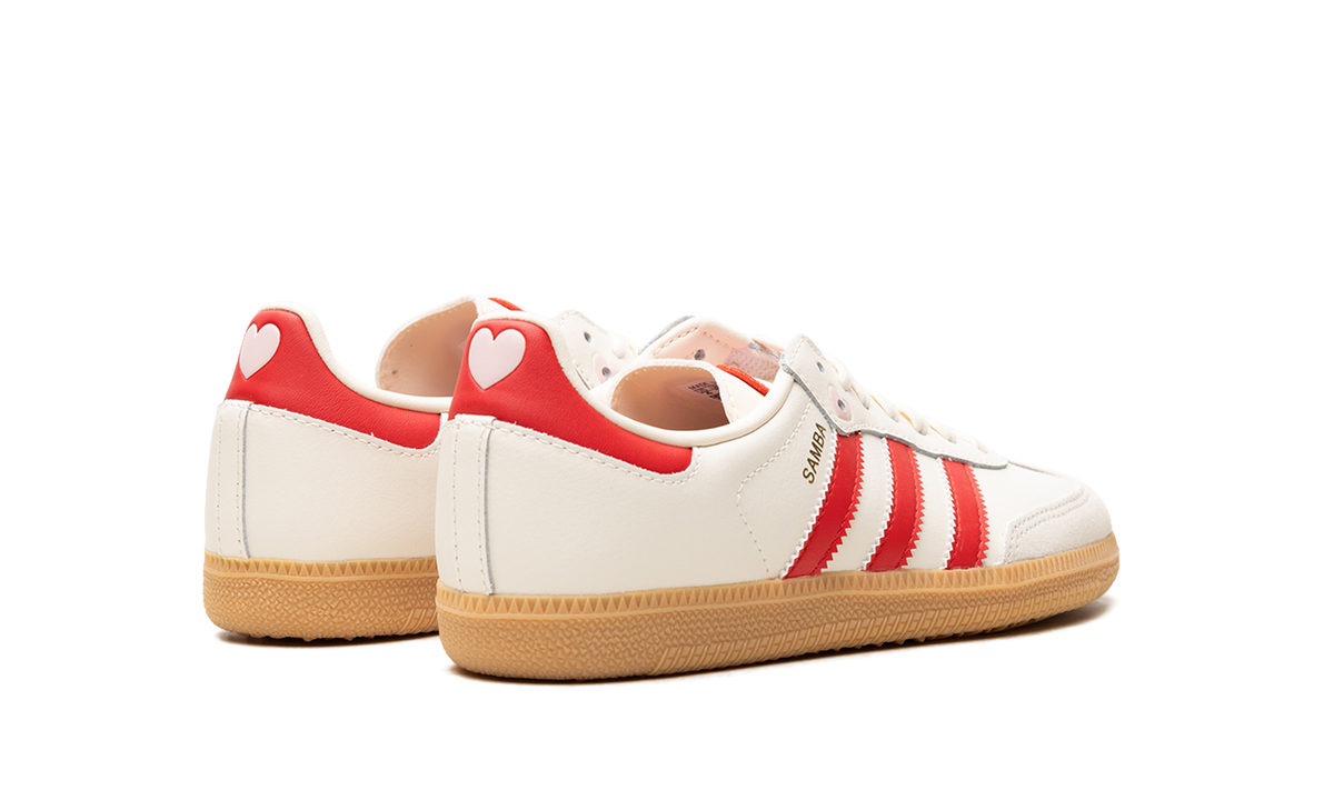 "Valentine's Day Cream White Scarlet (2026)" Samba OG GS KI6679 - product image from the listing.