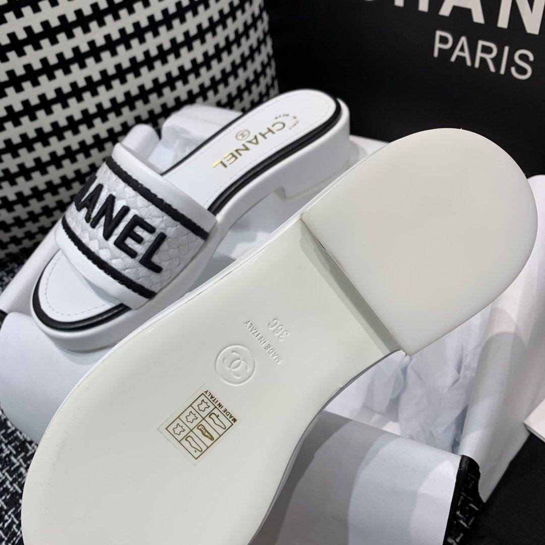 Sandals by Chanel - product photo shown in the listing for this item.