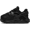 Nike Huarache Run TD in BLACK/BLACK-BLACK - product image from the listing.