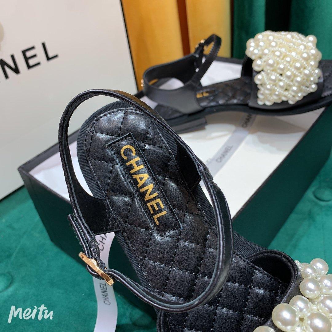 Sandals by Chanel - product photo shown in the listing for this item.