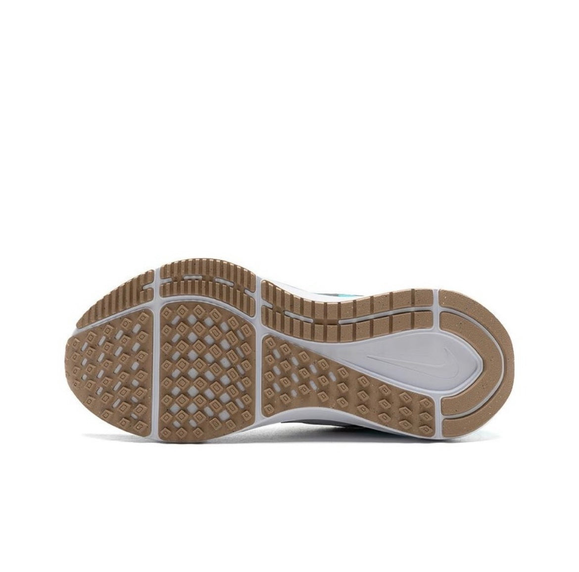 Nike Structure 25 Road Running Shoes in White Turquoise DJ7884-103 - product image from the listing.