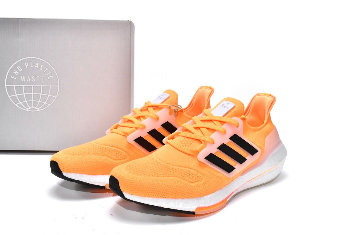 Adidas Ultra Boost 22 Running Shoes in Orange HR1029 - product image from the listing.