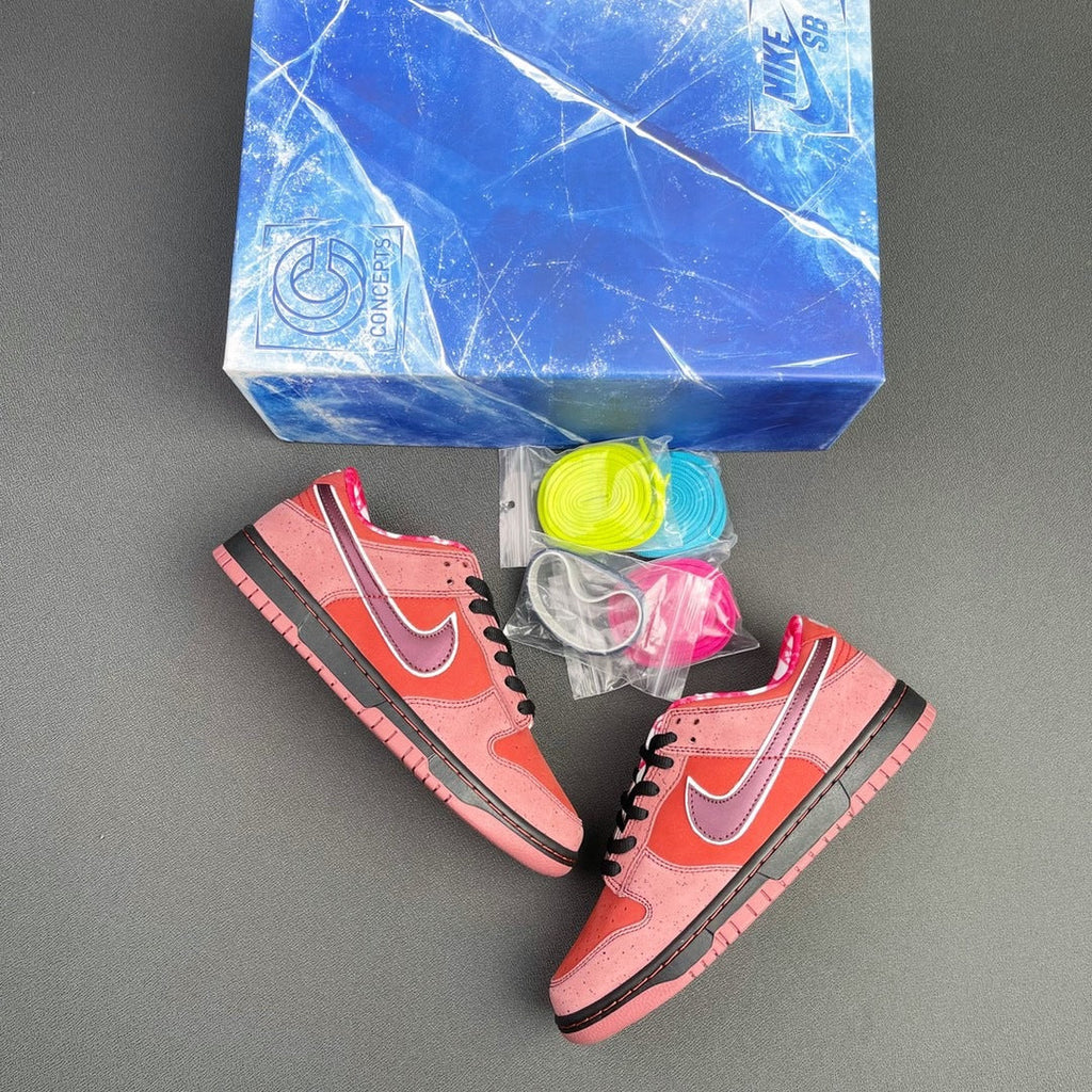 SB Dunk Low Concepts Red Lobster 313170-661 by Nike - product image from the listing.