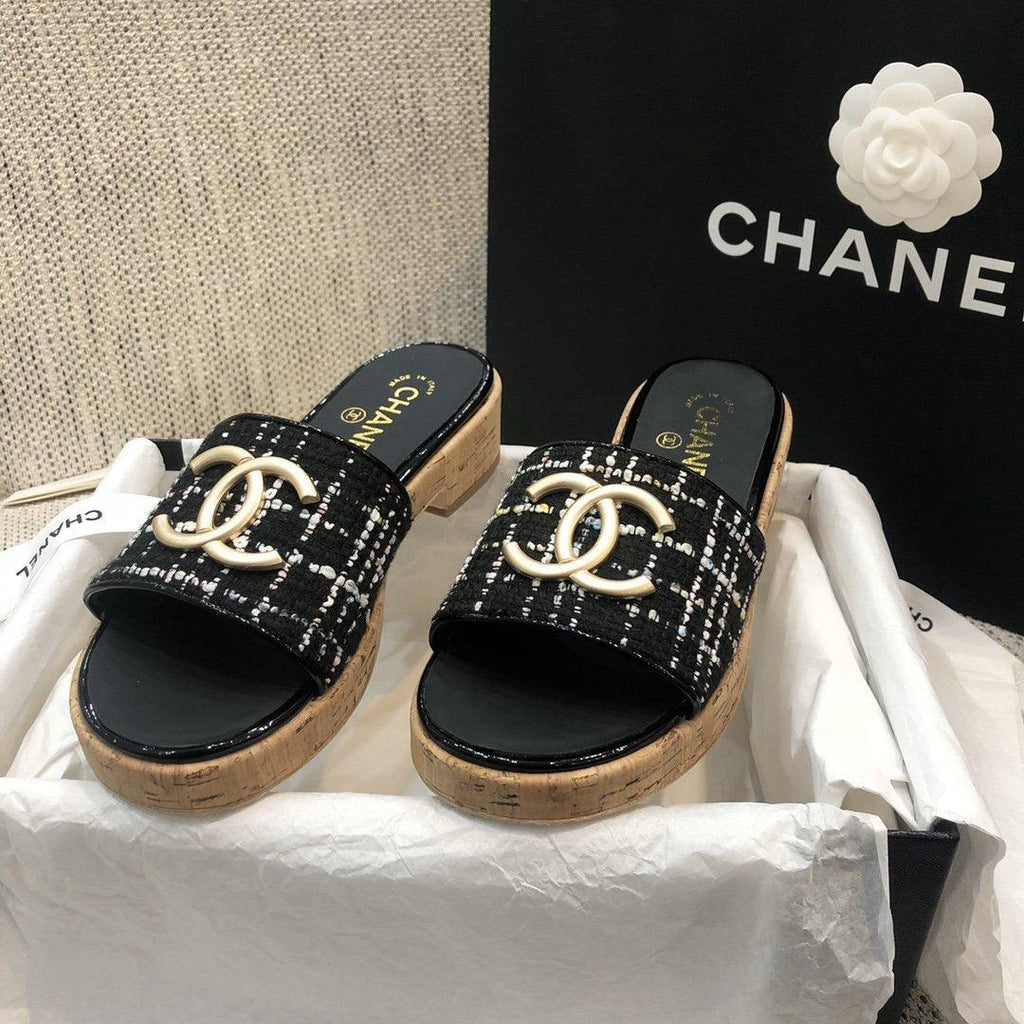 Sandals by Chanel - product photo shown in the listing for this item.