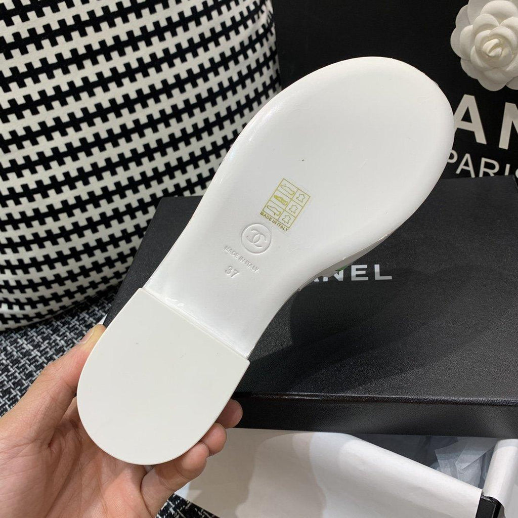 Sandals by Chanel - product photo shown in the listing for this item.