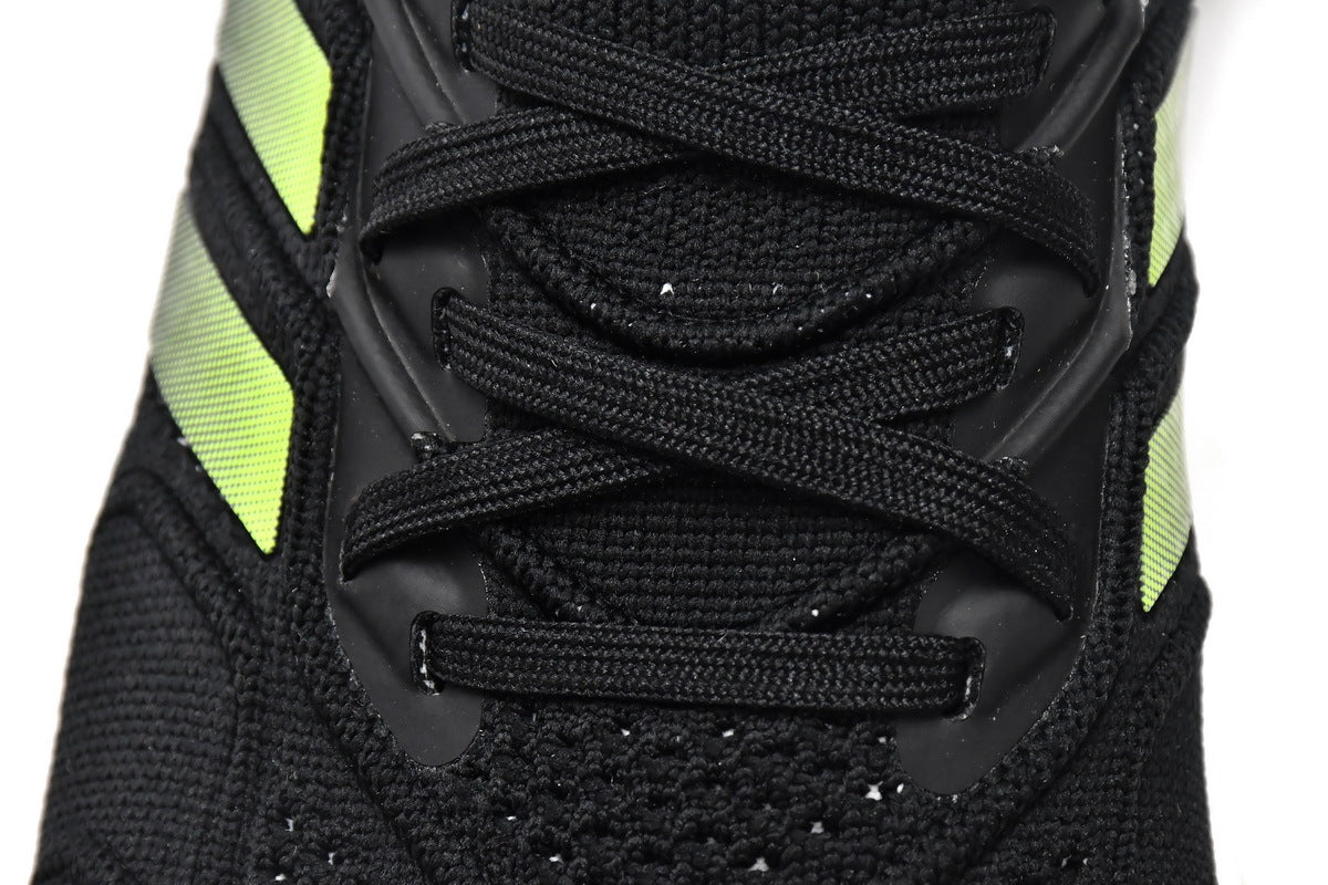 adidas UltraBoost 22 H01172 Running Shoes in Black Green - product image from the listing.