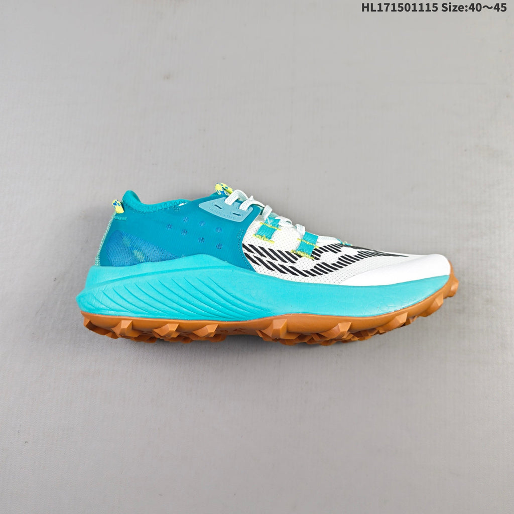 Saucony Endorphin Rift Trail Running Shoes, in White and Teal - product image from the listing.