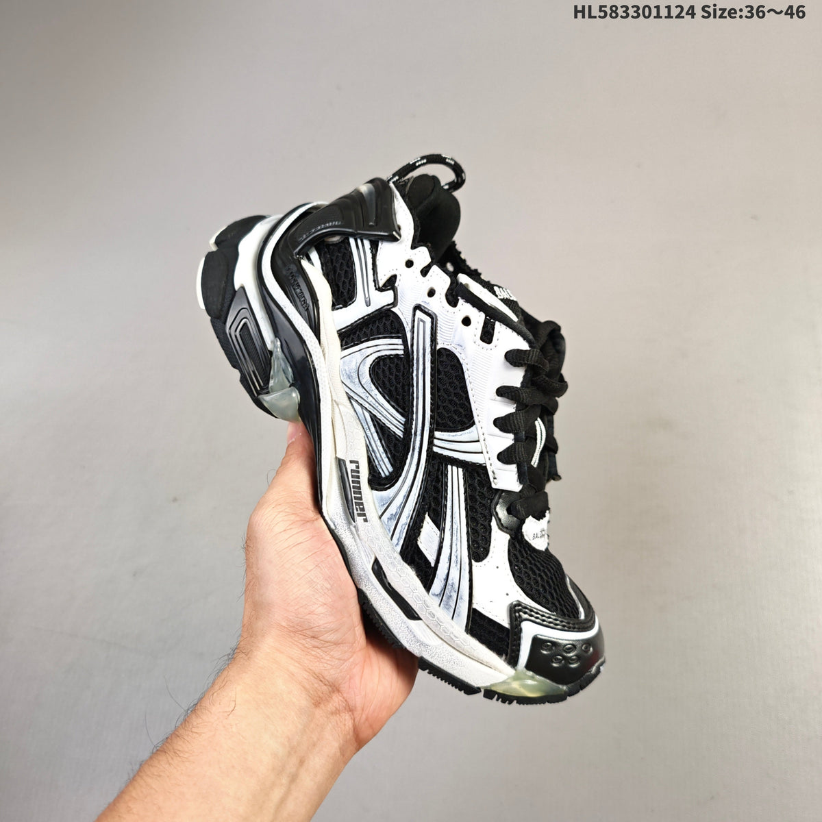 Balenciaga Runner Sneaker Low-Top in Multicolor - product image from the listing.