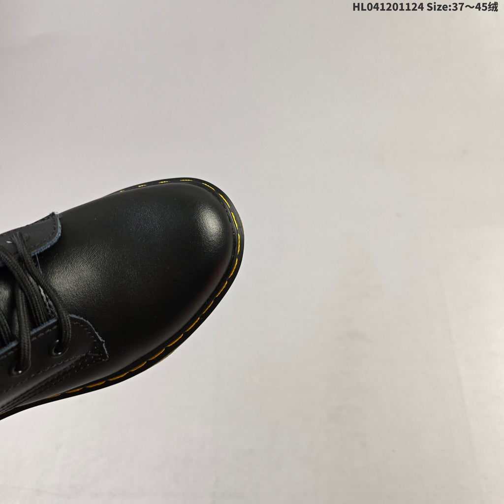 1460 Black Platform Lace-Up Boots by Dr. Martens - product image from the listing.