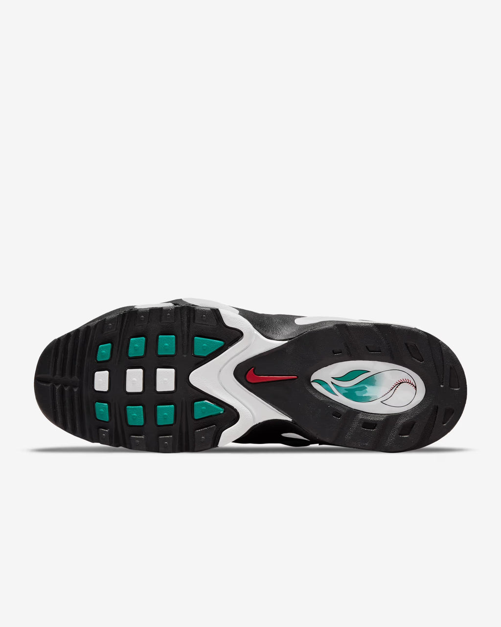 Nike Air Griffey Max 1 - BLACK/MULTI-COLOR-FRESH WATER-WHITE for Men - product image from the listing.