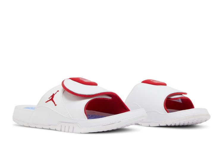 Jordan Hydro XI Retro in White University Red - product image from the listing.