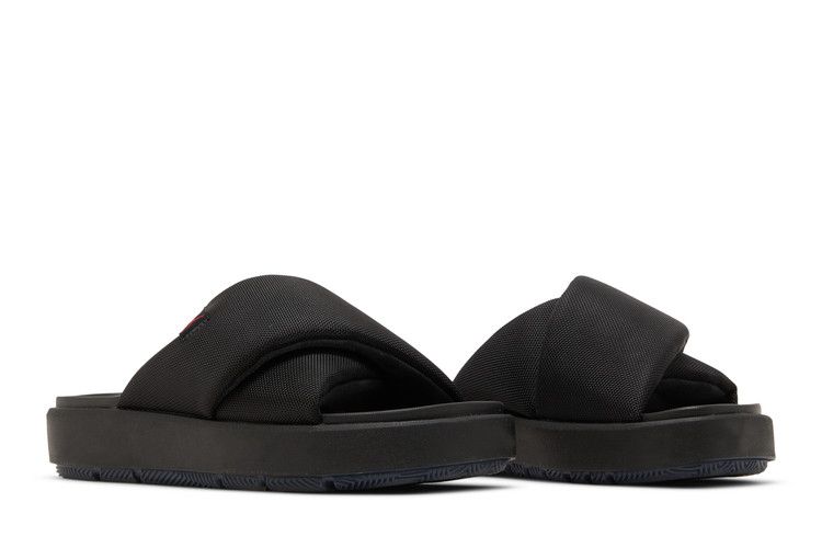 Women's Jordan Sophia Slide Black Red - product image from the listing.