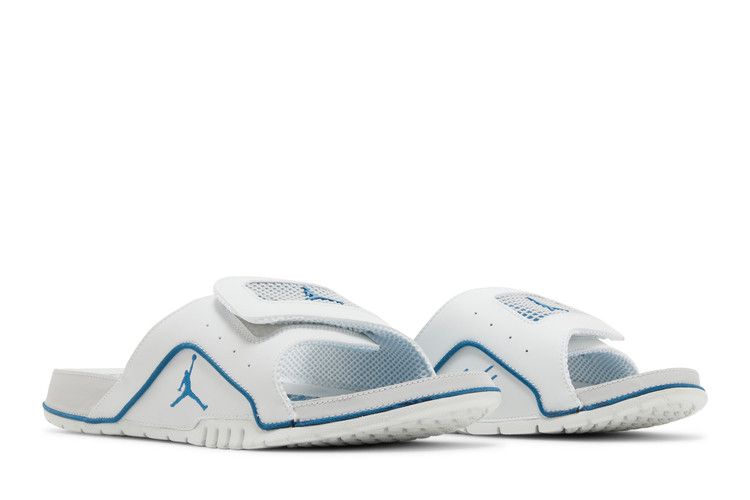Jordan Hydro 4 Slide Military in Blue - product image from the listing.
