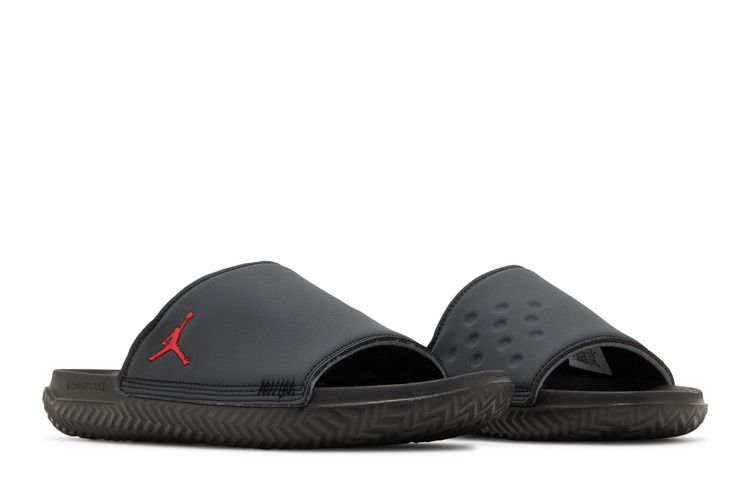 Jordan Play Slide Anthracite in University Red - product image from the listing.